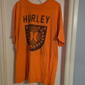 Hurley Bright Orange Shield Graphic Tee